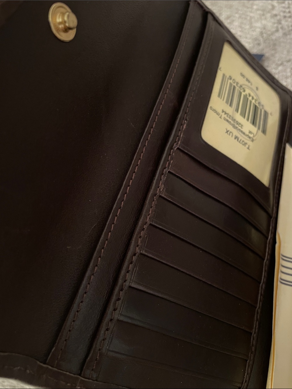 Dooney & Bourke Lizard Continental Clutch - Picture 9 of 10